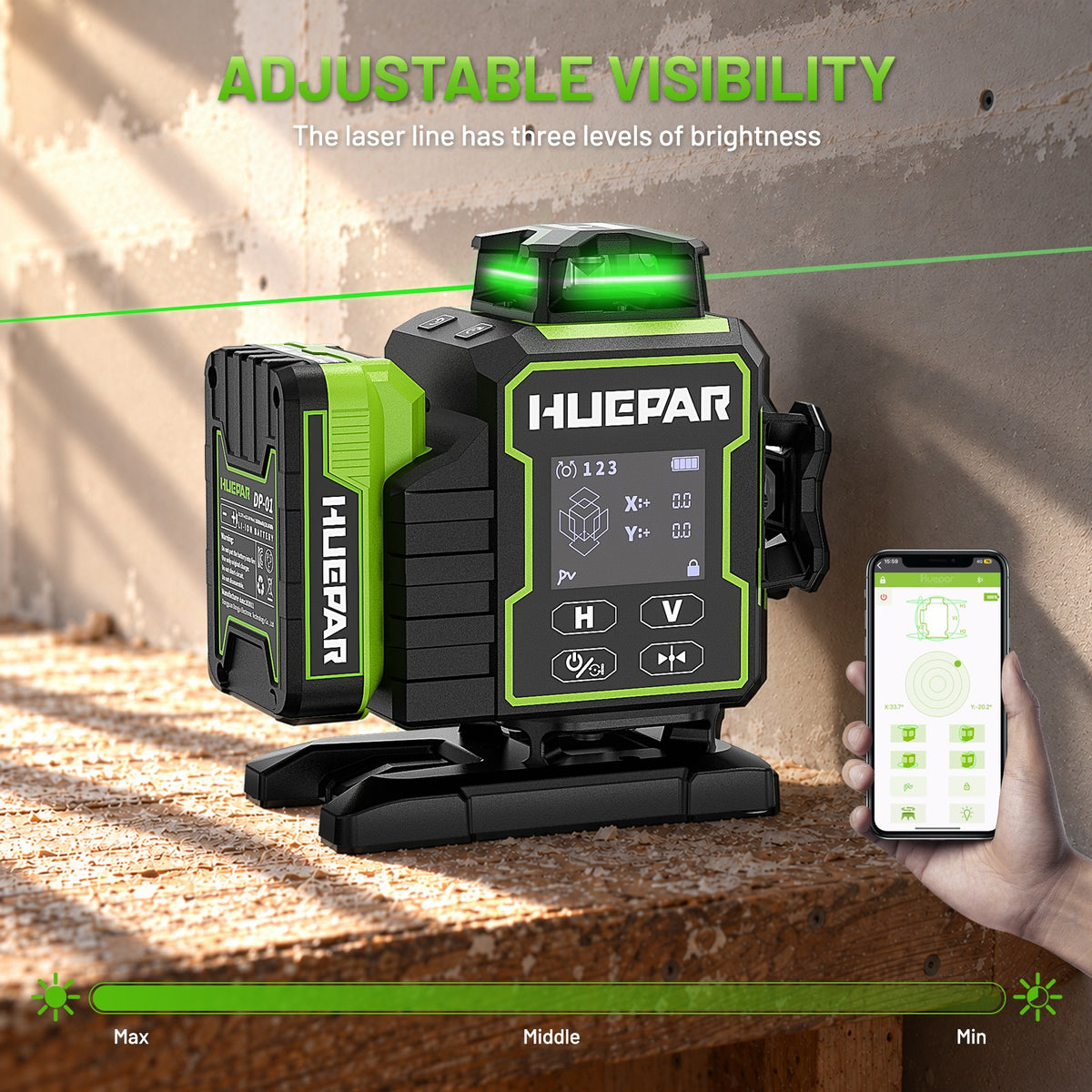 Huepar W04CG Laser Level