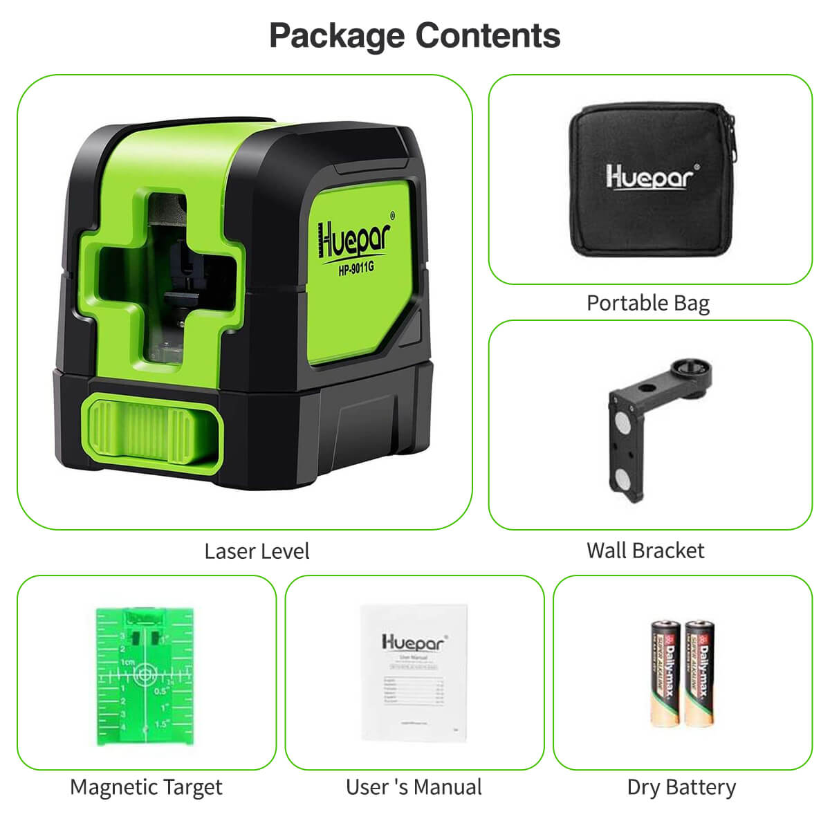 Huepar 9011G Laser Level