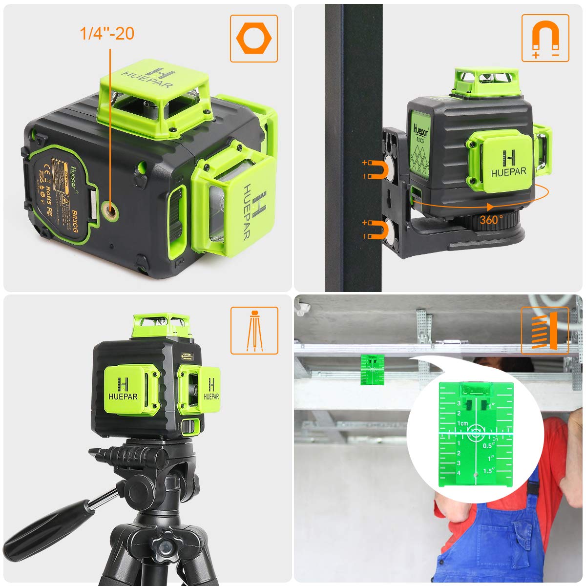 Huepar B03CG Laser Level