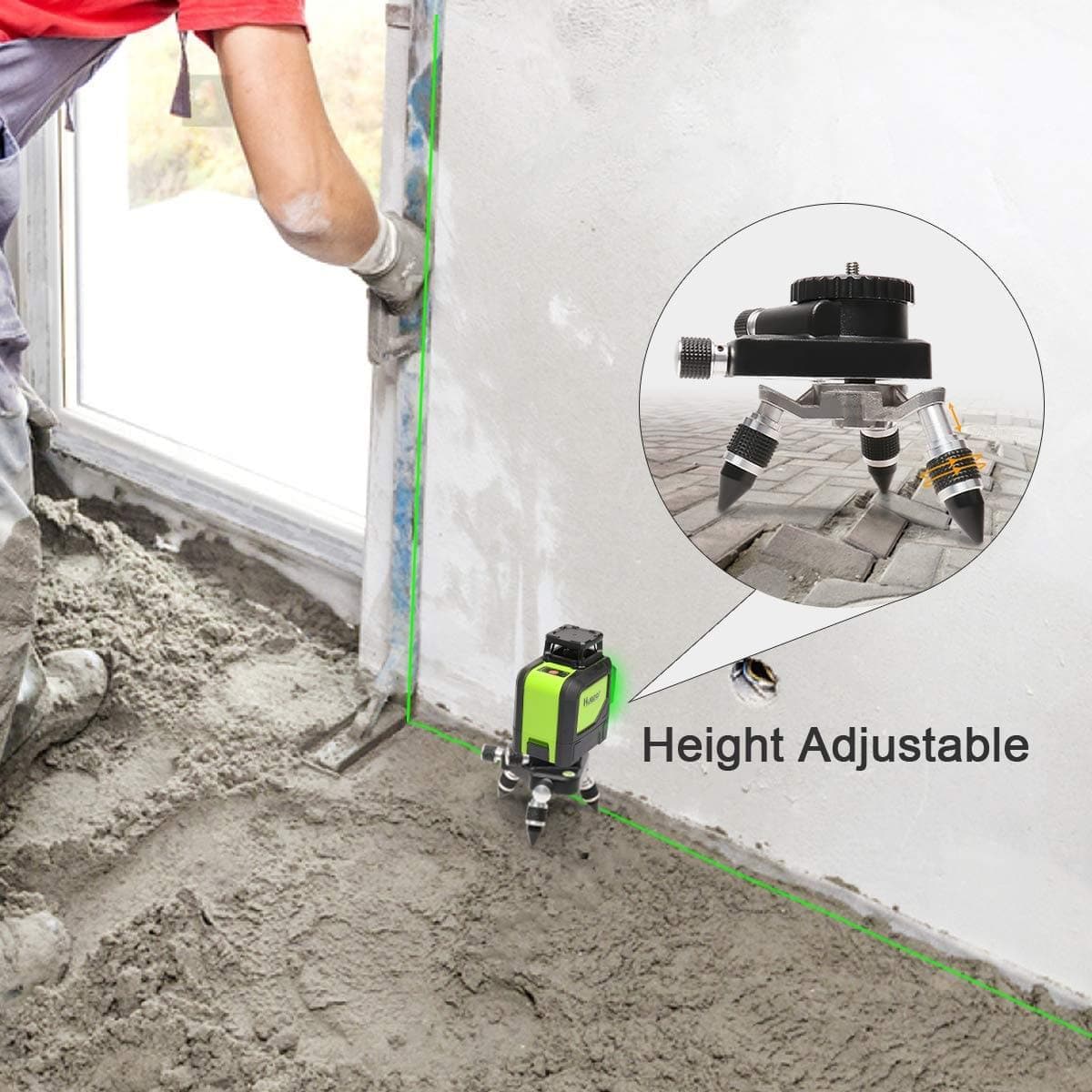 Huepar AT2 - Laser Level 360° Rotating Base Adapter