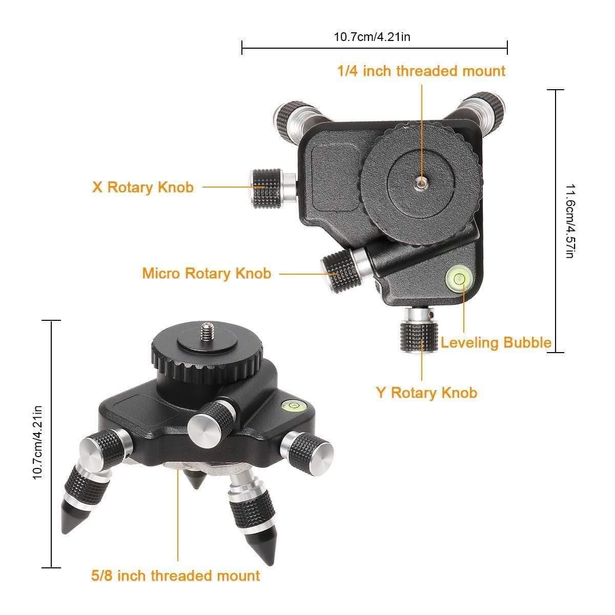 Huepar AT2 - Laser Level 360° Rotating Base Adapter