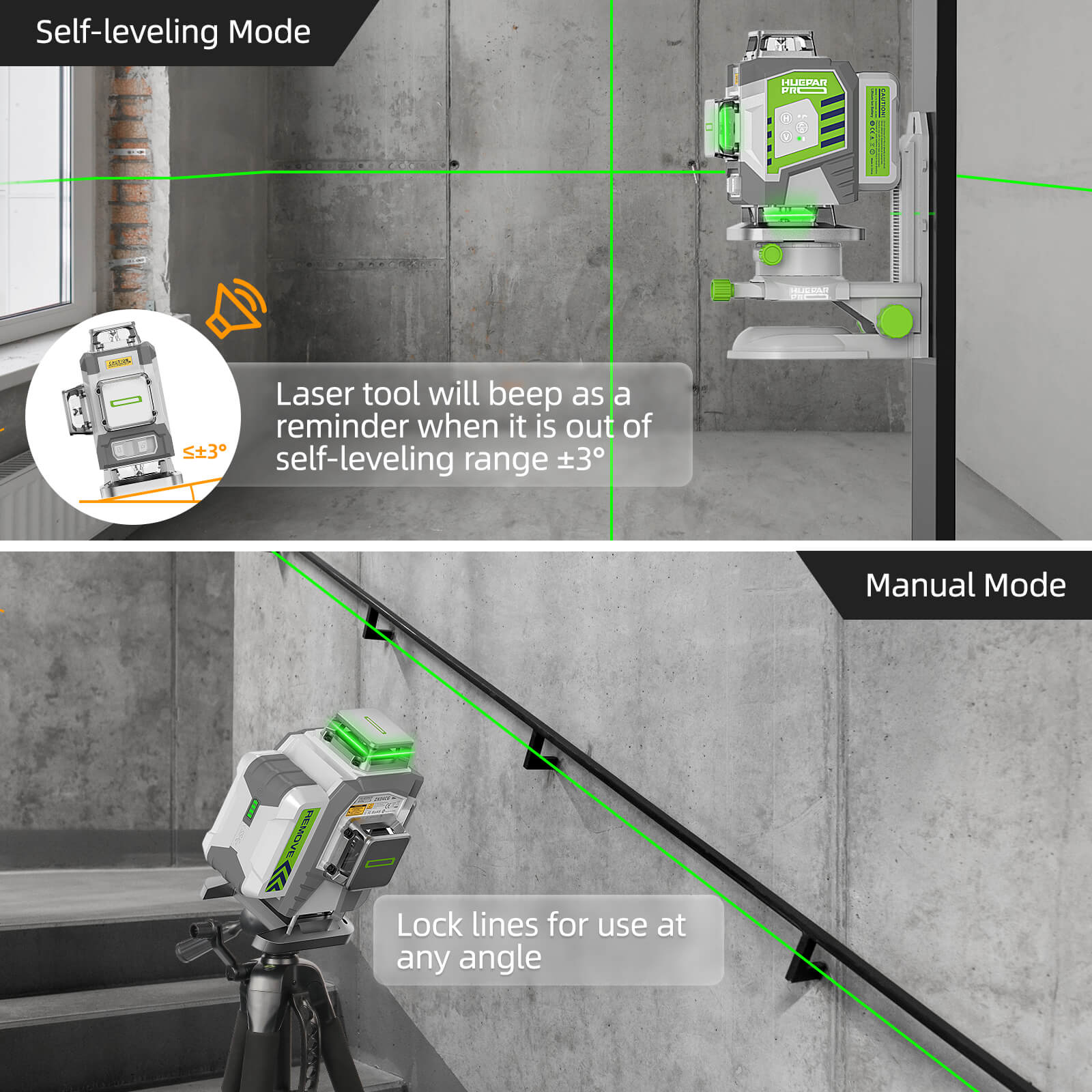 Huepar ZK04CG Pro Laser Level